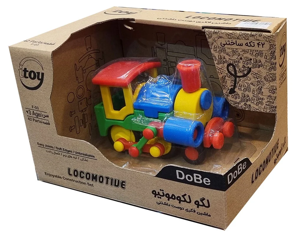 خرید بازی فکری ساختنی دوبی «لگو لکوموتیو» Itoy DoBe Locomotive Lego F-03