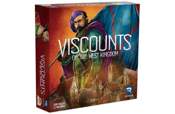 بازی استراتژیک Viscounts of the West Kingdom وایکانتس و صفحه بازی