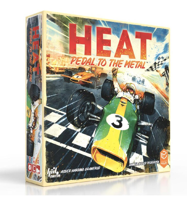 بازی هیت Heat Pedal to the Metal؛ بردگیم مسابقهای استراتژیک