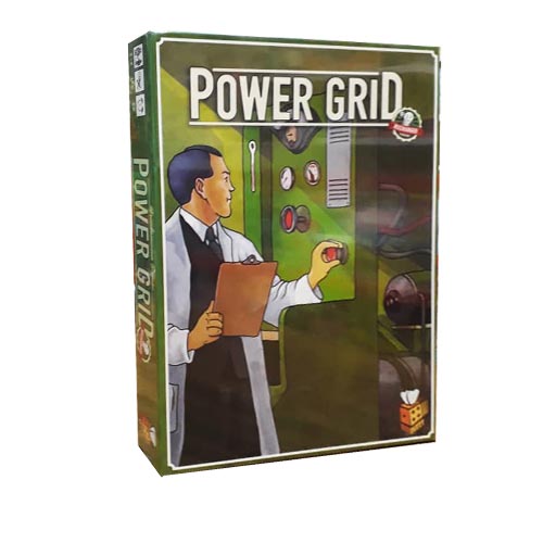 بازی فکری استراتژیک Power Grid پاور گرید با صفحه شبکه انرژی