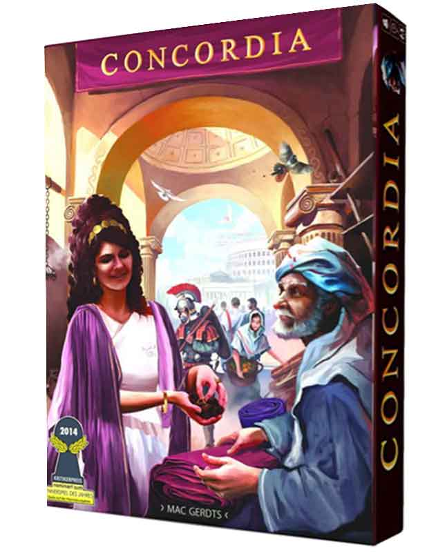 بازی کنکوردیا Concordia؛ بازی استراتژیک تجارت و توسعه