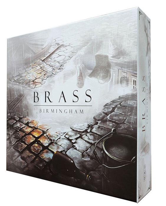 بازی استراتژیک سنگین Brass Birmingham برس بیرمنگام نمای جعبه و اجزای بازی
