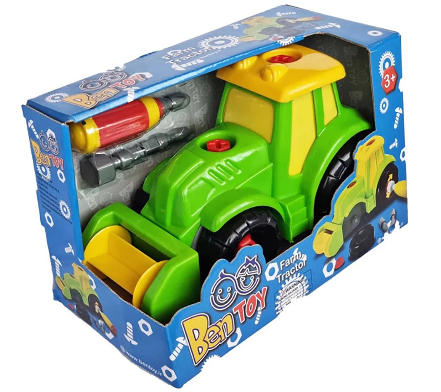 خرید بازی فکری مهارتی ساختنی بن توی «تراکتور» Ben Toy Farm Tractor