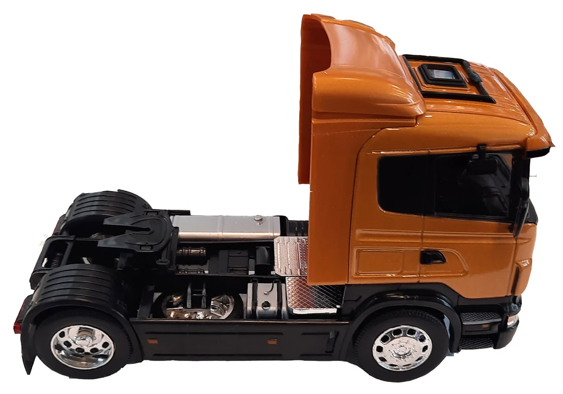 خرید ماکت فلزی ماشین فلزی ویلی «اسکانیا R470» کله کامیون Welly Transporter Metal Die Cast Trailer Towing Vehicle Truck Scania R 470 32625-4D