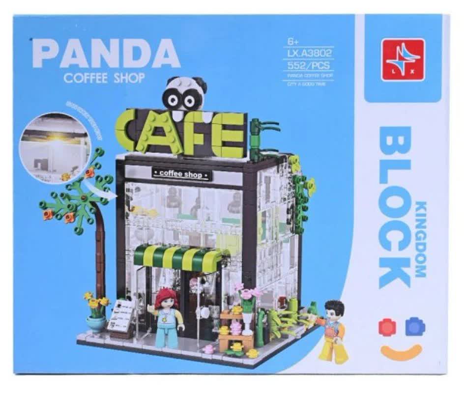 لگو کافی شاپ چراغدار Panda Coffee Shops LX.A3802