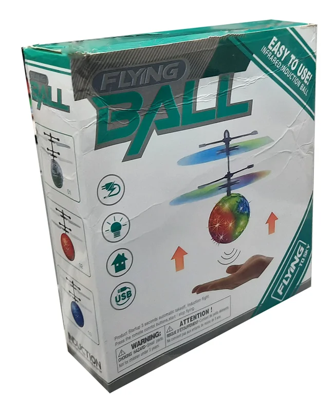 خرید اسباب بازی «توپ پرنده القایی»  Toys Sensor Flying Ball with LED Infrared Induction Ball Hand Sensor JM-888