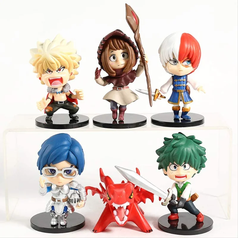 خرید فیگور های انیمه «ست 6 تایی مای هیرو آکادمی» Anime Figure PVC My Hero Academia 6pcs/set