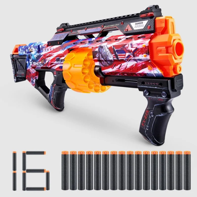 خرید تیر ابری زورو ایکس شات «اسکینز، پوسته ها»  Zuru X Shot Skins 36518B
