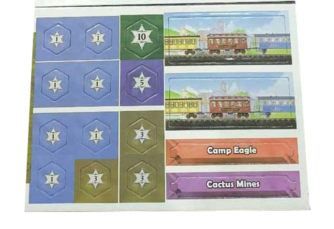 توکنهای امتیاز بازی Isle of Trains