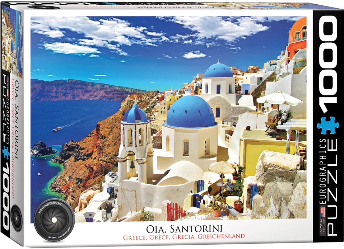 Oia Santorini Greece/ جزیره سَنتورینی ، یونان/ 1000 تکه