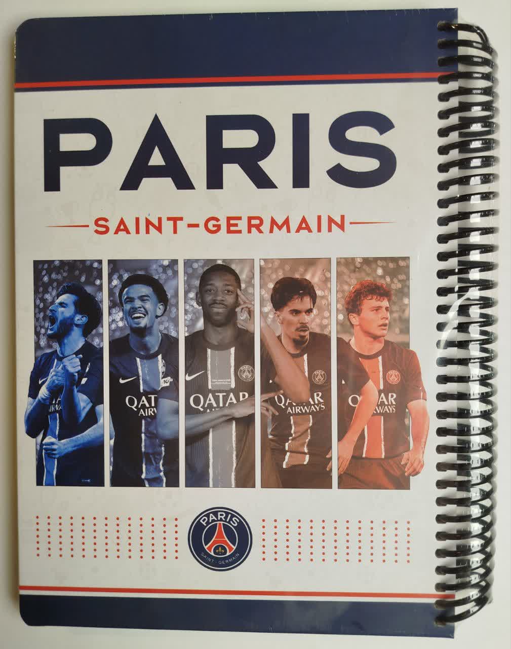 دفتر جلد سخت طرح فوتبالی لانگو 100 برگ Lango football Notebook