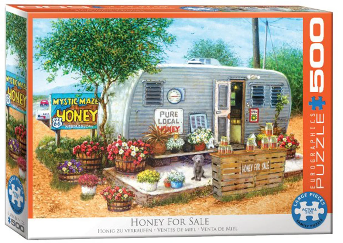 پازل یوروگرافیک 500 تکه «عسل فروشی» Eurographics Puzzle Honey for Sale 500 pieces 8500-5346