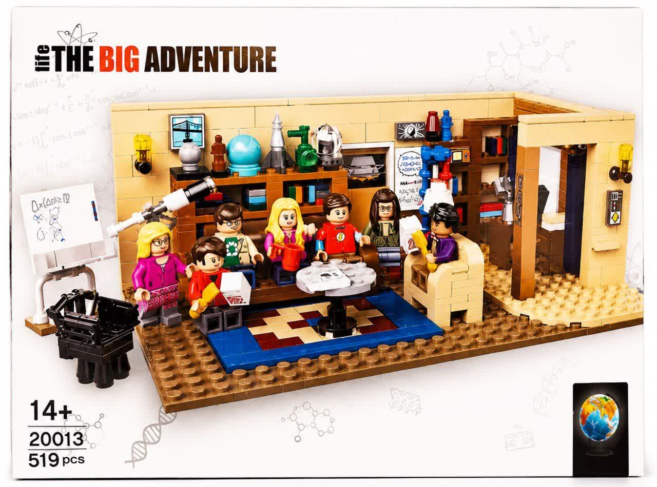 لگو آپارتمان سریال بیگ بنگ تئوری The Big Bang Theory Adventure 20013