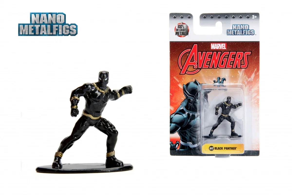 خرید نانو متال فیگور مارول اونجرز «بلک پنتر» Marvel Nano Avengers Metalfigs Black Panther (MV47) Figure