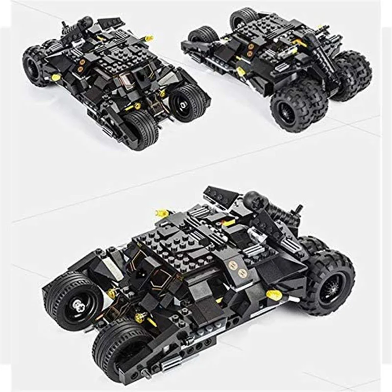 خرید لگو ماشین، لگو بتمن، لگو جوکر، لگو سوپر قهرمان، لگو ماشین بتمن، لگو «ماشین سوپر قهرمانان، بتمن و جوکر»  Lego Brick Toys Super Hero Chariots 7105