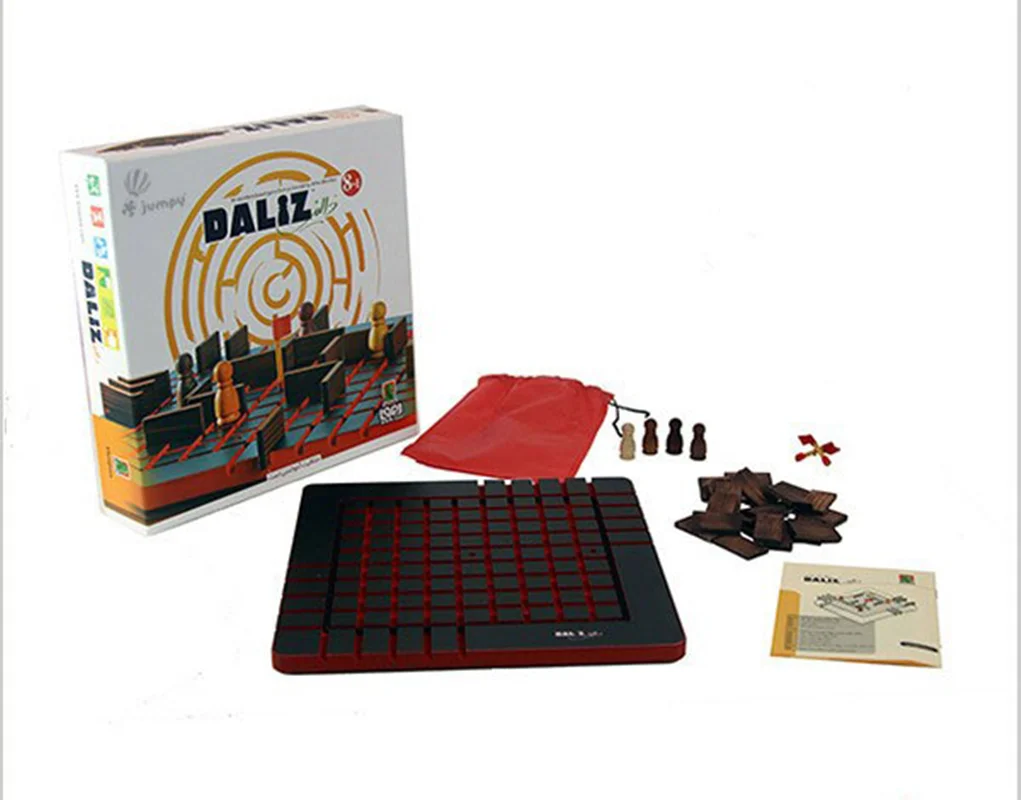 اجزا و قطعات بازی فکری دالیز: پیچ و خم هزارتو! Daliz Boardgame