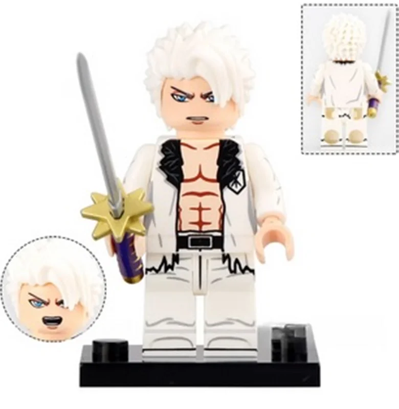 تصویر سهبعدی از مینی فیگور هیتسوگایا توشیرو حالات چهره و تجهیزات