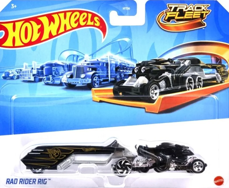 بسته بندی هات ویلز رد رایدر ریگ Hot Wheels Track Fleet Rad Rider Rig HYT56