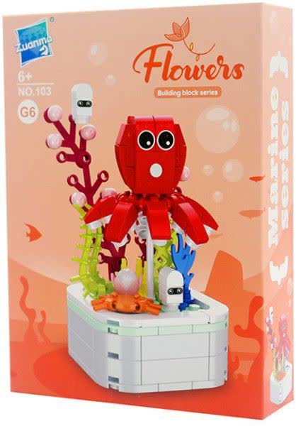 لگو گل و اختاپوس Building Block Flowers Octopussy 103G6
