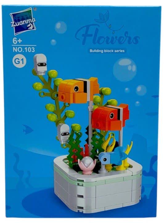 لگو گل و دلقک ماهی Building Block Flowers Clownfish 103G1