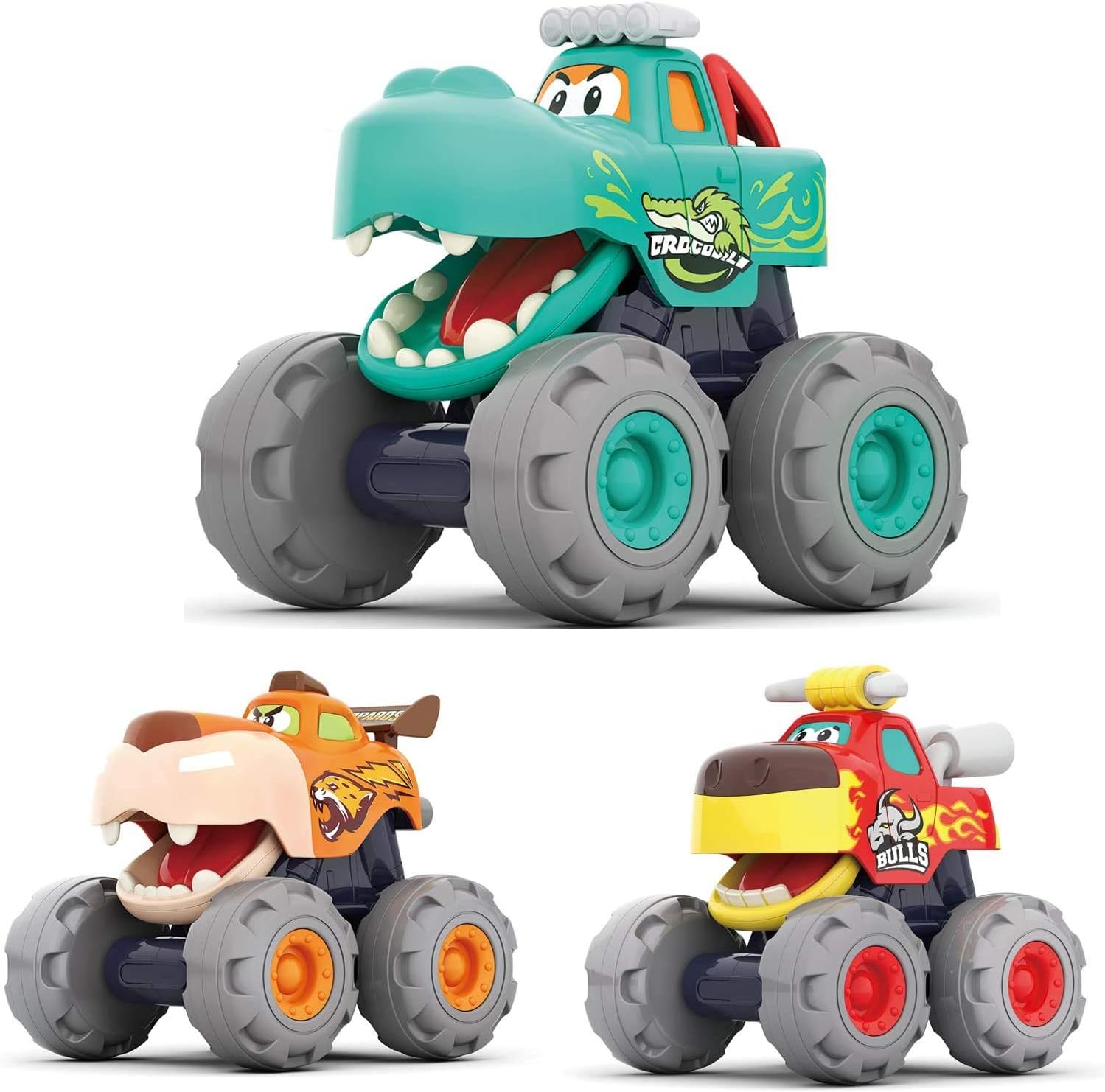 اسباب بازی هولا تویز کامیون های 3 عددی هیولا Monster Truk 3151