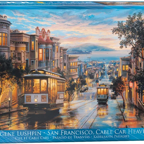 San Francisco Cable Car Heaven/سانفرانسیسکو ، بهشت قطارهای درون شهری/ 1000 تکه
