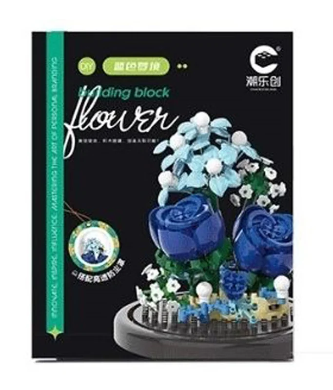لگو Blue Rose Flowers نمای جعبه