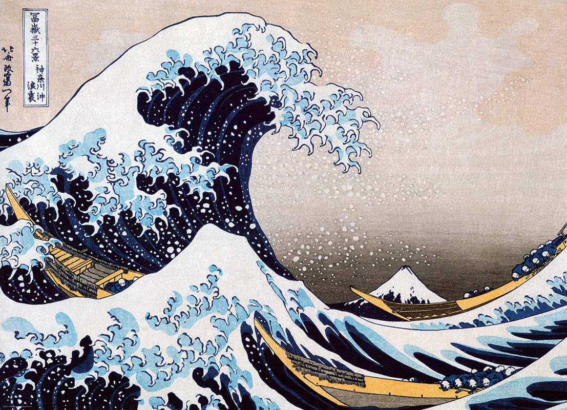 پازل یوروگرافیک 1000 تکه «موج بزرگ کاناگاوا» Eurographics Puzzle Great Wave off Kanagawa 1000 pieces 6000-1545