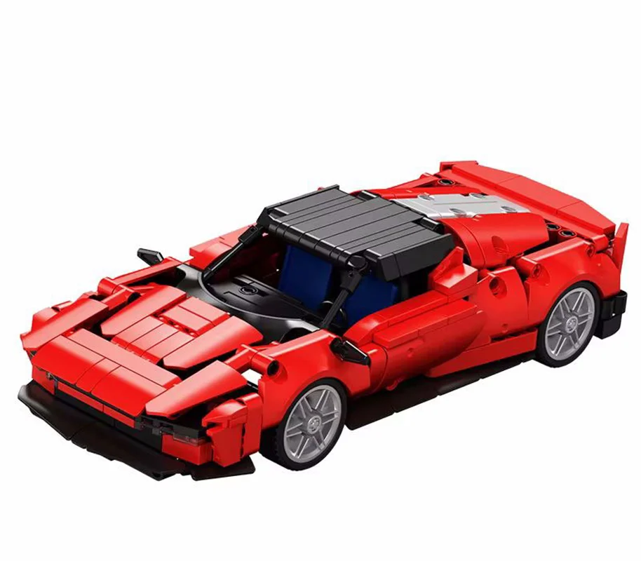 نمای سهبعدی مدل ساختهشده Ferrari SP4