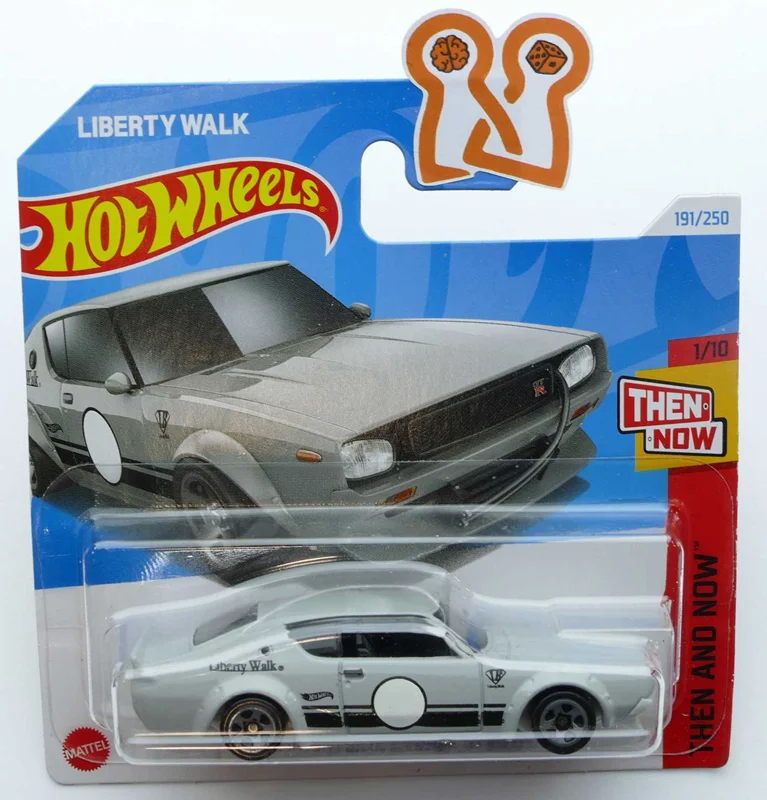 تصویر کارت بستهبندی ماشین فلزی هات ویلز نیسان اسکایلاین 2000 جیتی-آر Hot Wheels Nissan Skyline 2000GT-R