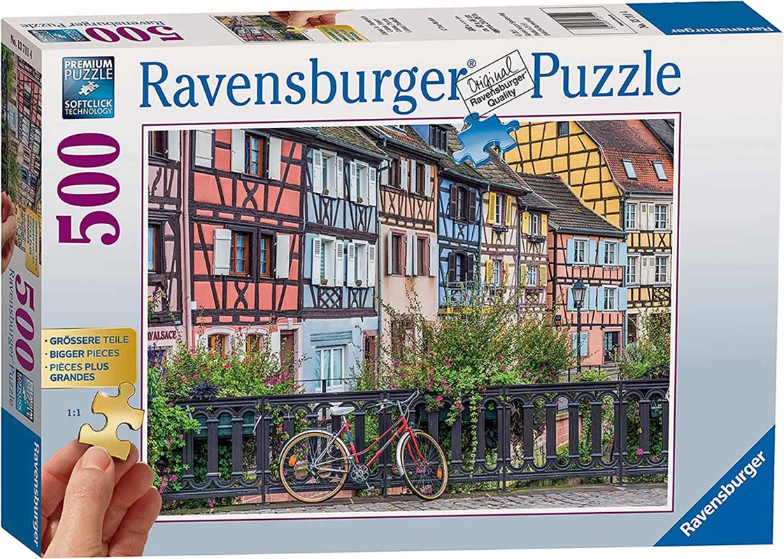 پازل رونزبرگر 500 تکه «کولمار، فرانسه» Ravensburger Puzzle Colmar, France 500 pcs 137114