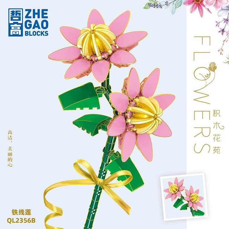 نمای نزدیک از جزئیات گل کلماتیس لگوی ساخته شده