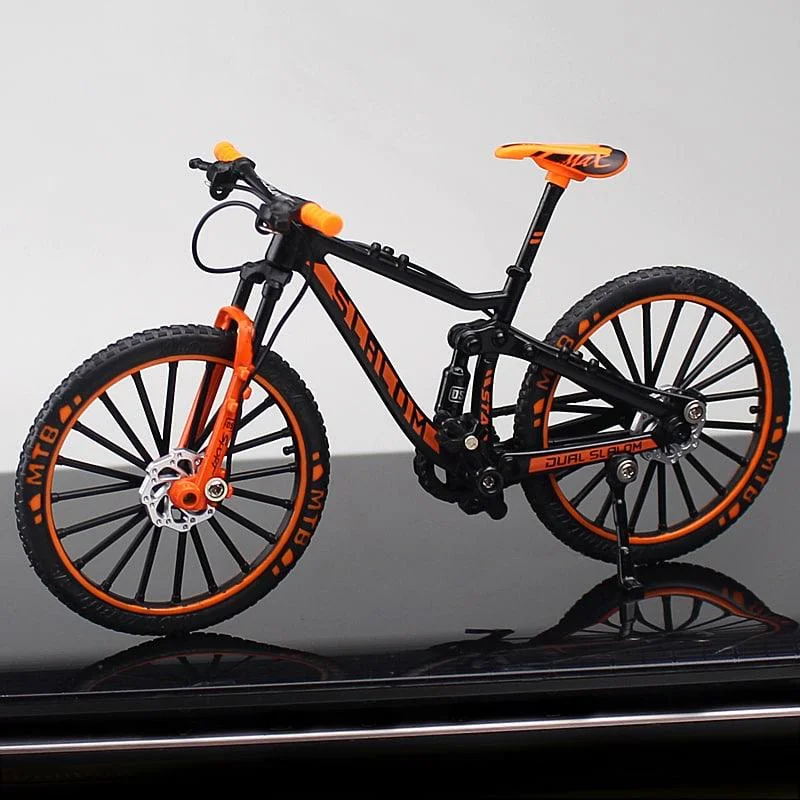 خرید ماکت فلزی دوچرخه کوهستان نارنجی 08185   Metal Bicycle Model  Mountain 08185