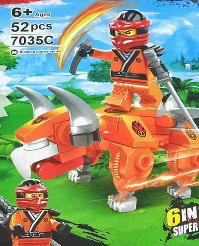 خرید آدمک لگویی فله مینی فیگور لگویی «نینجاگو» Heima Minifigures Lego NinjaGo Storm 7035c