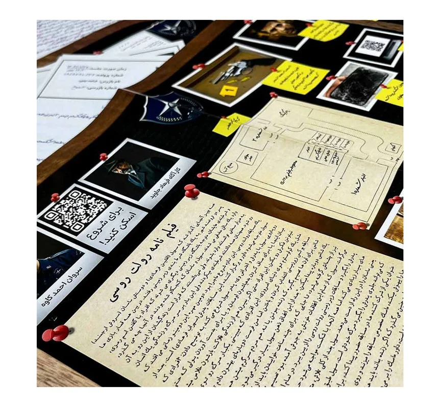 محتویات بازشده بازی فکری رولت روسی