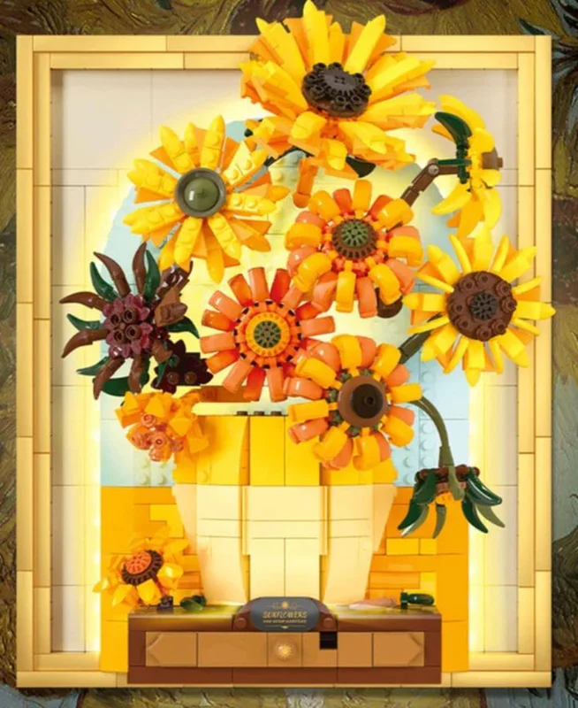 تصویر لگوی ساخته شده گل آفتاب گردان اثر ون گوگ Wekki 506302