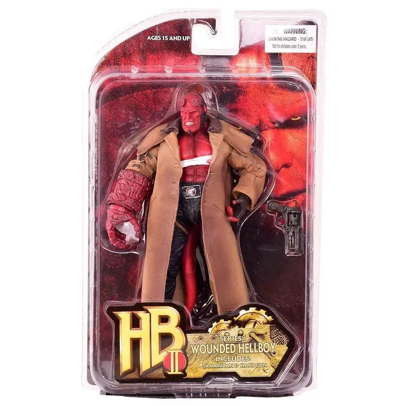 خرید فیگور مزکو «هلبوی: پسر جهنمی زخمی» Mezco Hellboy Wounded Hellboy Ver HB Series II Figure