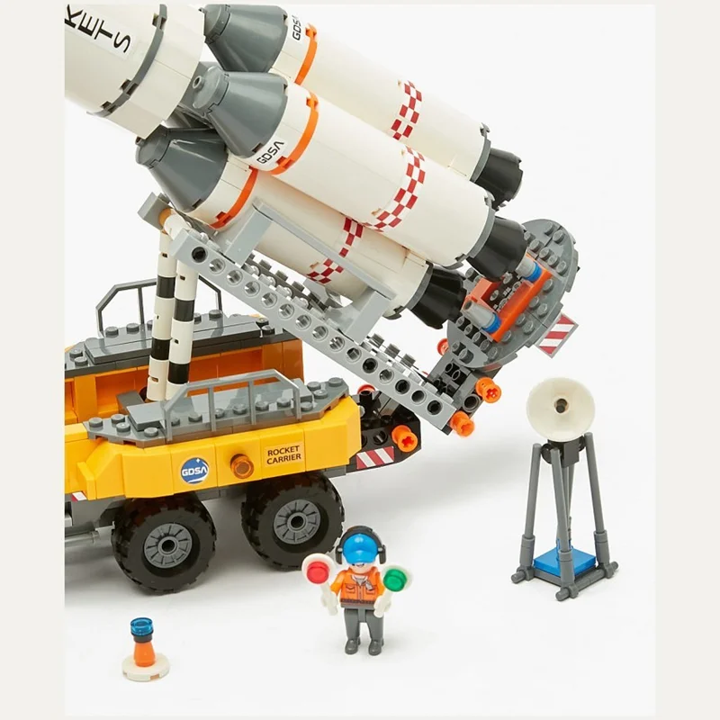 خرید لگو ساختنی لگو لیوین سیتی گودی لگو «ماشین حمل راکت هوا فضا»  Lego Gudi Living City Aerospace Hercules Rocket Loader 10803