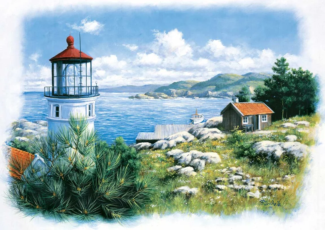 خرید پازل آرت 500 تکه «فانوس دریایی» Art Puzzle Seafront Lighthouse 500 pcs 5076