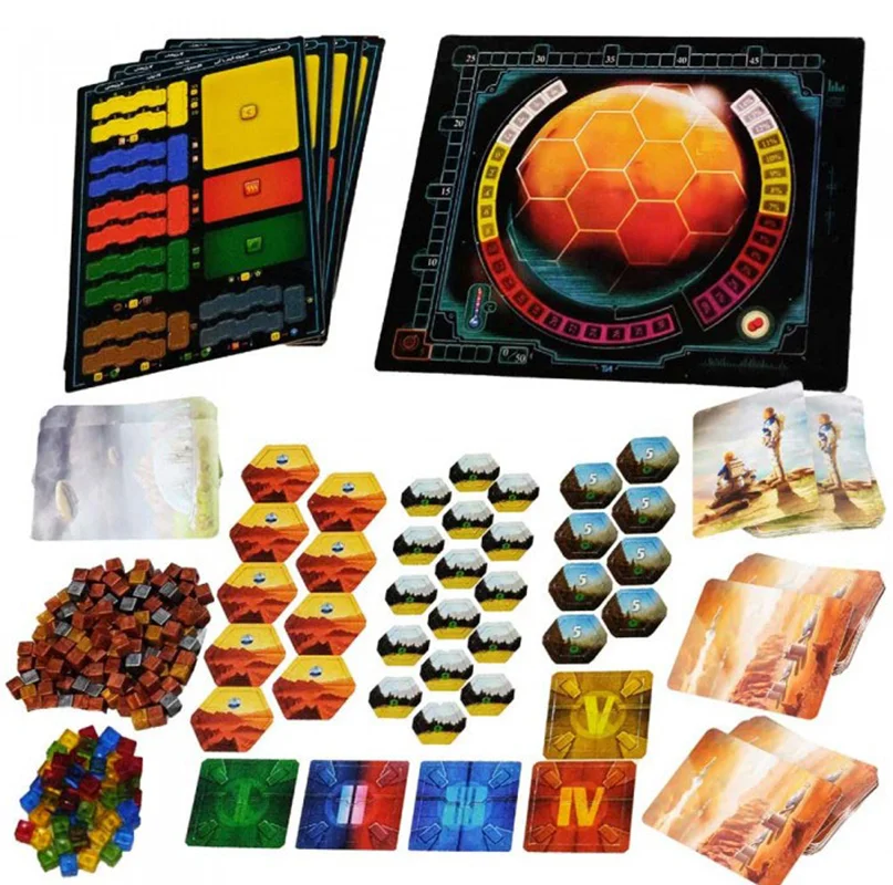 صفحه بازی با پروژههای تکمیلشده ترافورمینگ مارس سکونت در مریخ