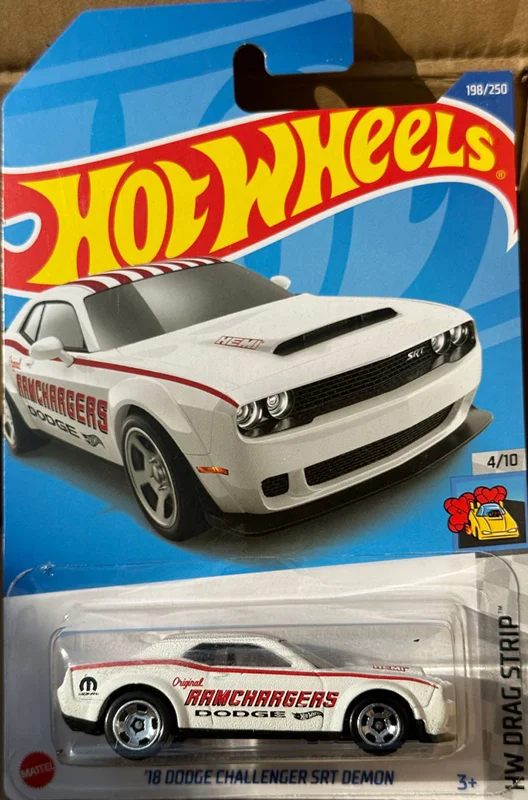 خرید ماشین فلزی ماکت فلزی هات ویلز «18 دوژ چانجر SRT دمون» ماشین فلزی Hot Wheels 18 Dodge Challenger SRT Demon HW Drag Strip 4/10 198/250