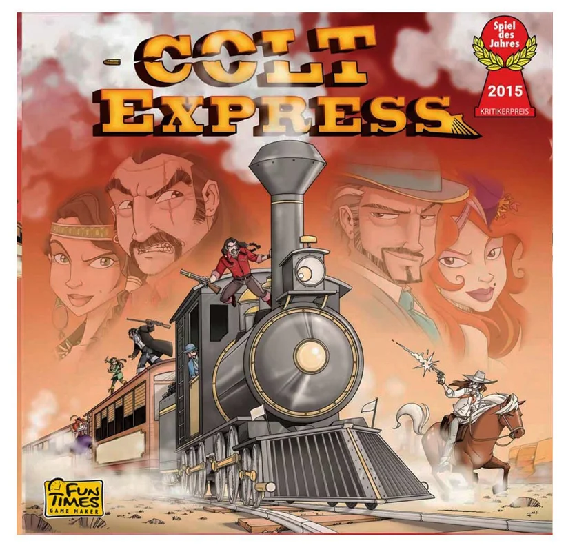 بازی فکری کلت اکسپرس Colt Express نمای جلوی جعبه