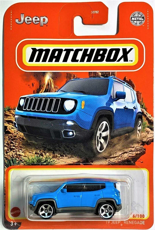 خرید ماشین فلزی ماکت فلزی مَچ باکس «19 جیپ رنِگید» ماشین فلزی Matchbox Polaris 19 Jeep Renegade 6/100