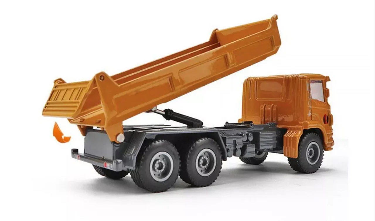 ماکت های تراک هوآیی تویز ماشین فلزی تریلی حمل بار Huayi Toys G60A-6 Series -Hy Truck Huayi Toys Diecast Dumper truck 1:60 Scale
