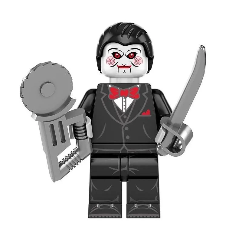 مینی فیگور لگو Billy، نمای جلو، با اسلحه ارهبرقی