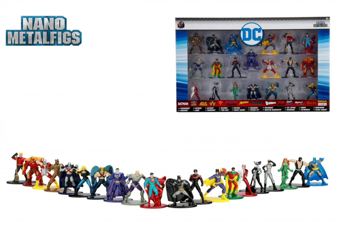 خرید نانو متال فیگور جادا دی سی کمیک «بسته 20 تایی» DC Comics Nano Metalfigs DC w2 20-Pack Figure