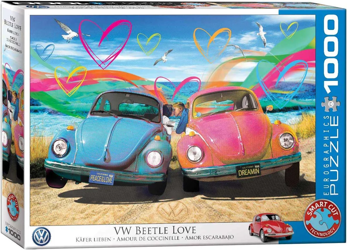 پازل یوروگرافیک 1000 تکه «عشق آویخته» Eurographics Puzzle Beetle Love 1000 pieces 6000-5525