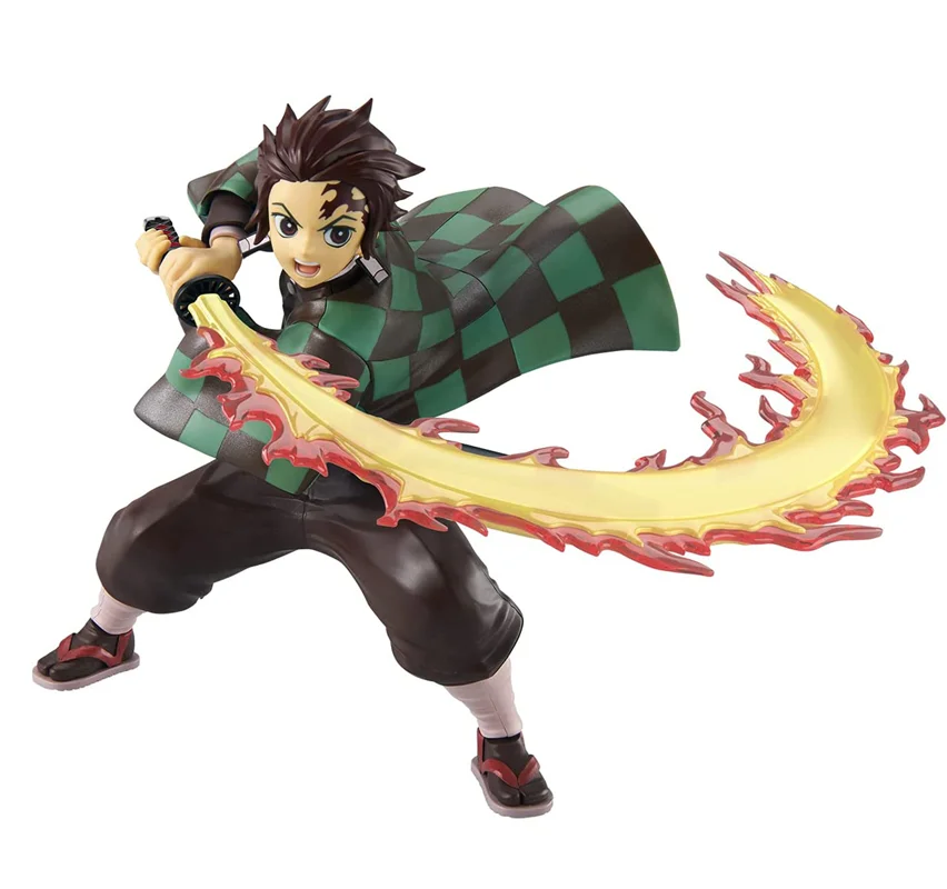 خرید فیگور انیمه شیطان کش «تانجیرو کامادو با شمشیر آتشین» Anime Series Demon Slayer Tanjiro Kamado with fiery sword Figure