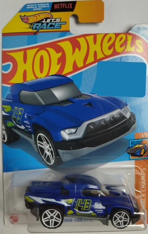 تصویر اصلی هات ویلز ترا تراکتیل Hot Wheels Terra Tracktyl ماشین آبی
