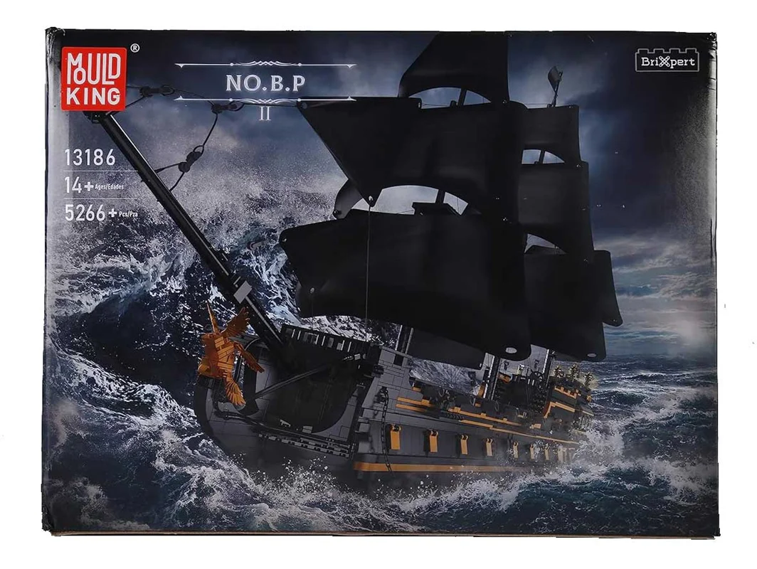 تصویر جلوی جعبه لگو کشتی دزدان دریایی Mould King 13186